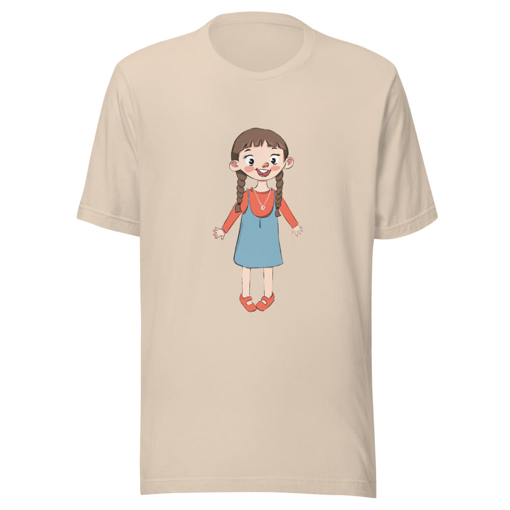 Eylül Character Unisex T-Shirt, Roots & Talks - Soft Cream