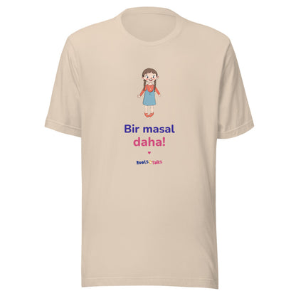Bir Masal Daha Unisex T-Shirt, Roots & Talks - Soft Cream