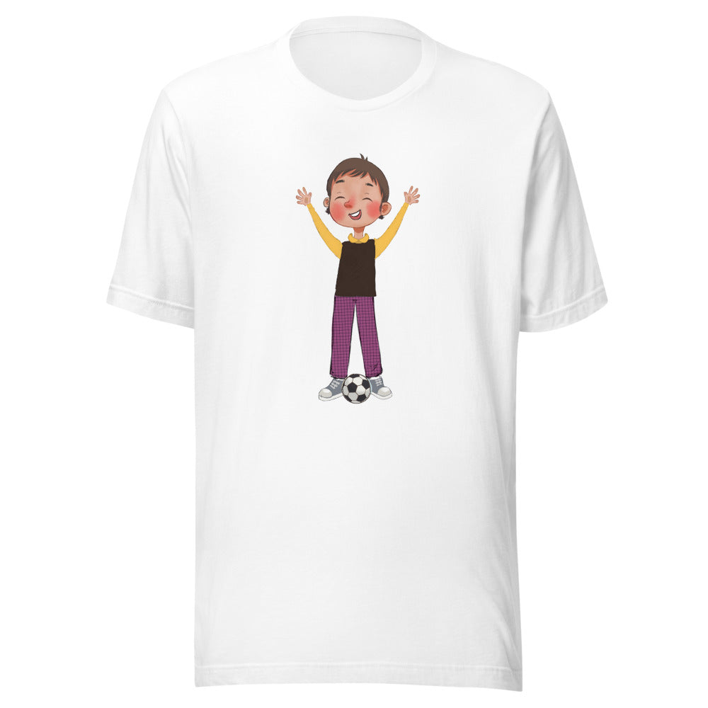 Gazi Character Unisex T-Shirt, Roots & Talks - White