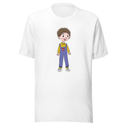 Ahmet Character Unisex T-Shirt, Roots & Talks - White