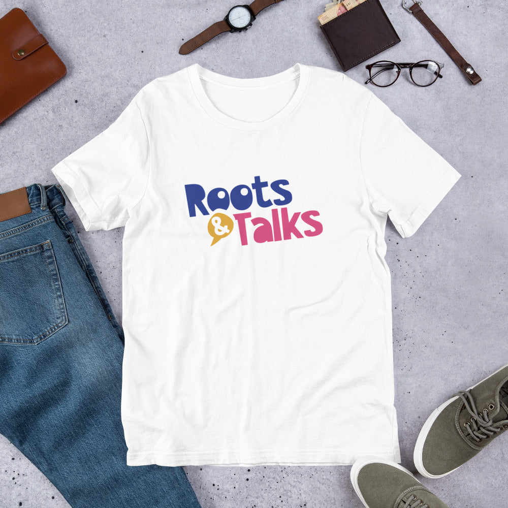 Roots & Talks Logo Unisex T-Shirt - lifestyle photo 2