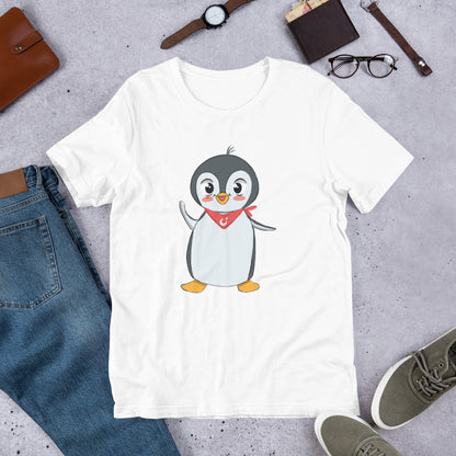 Pingucan Penguin Unisex T-Shirt, Roots & Talks - lifestyle photo 2