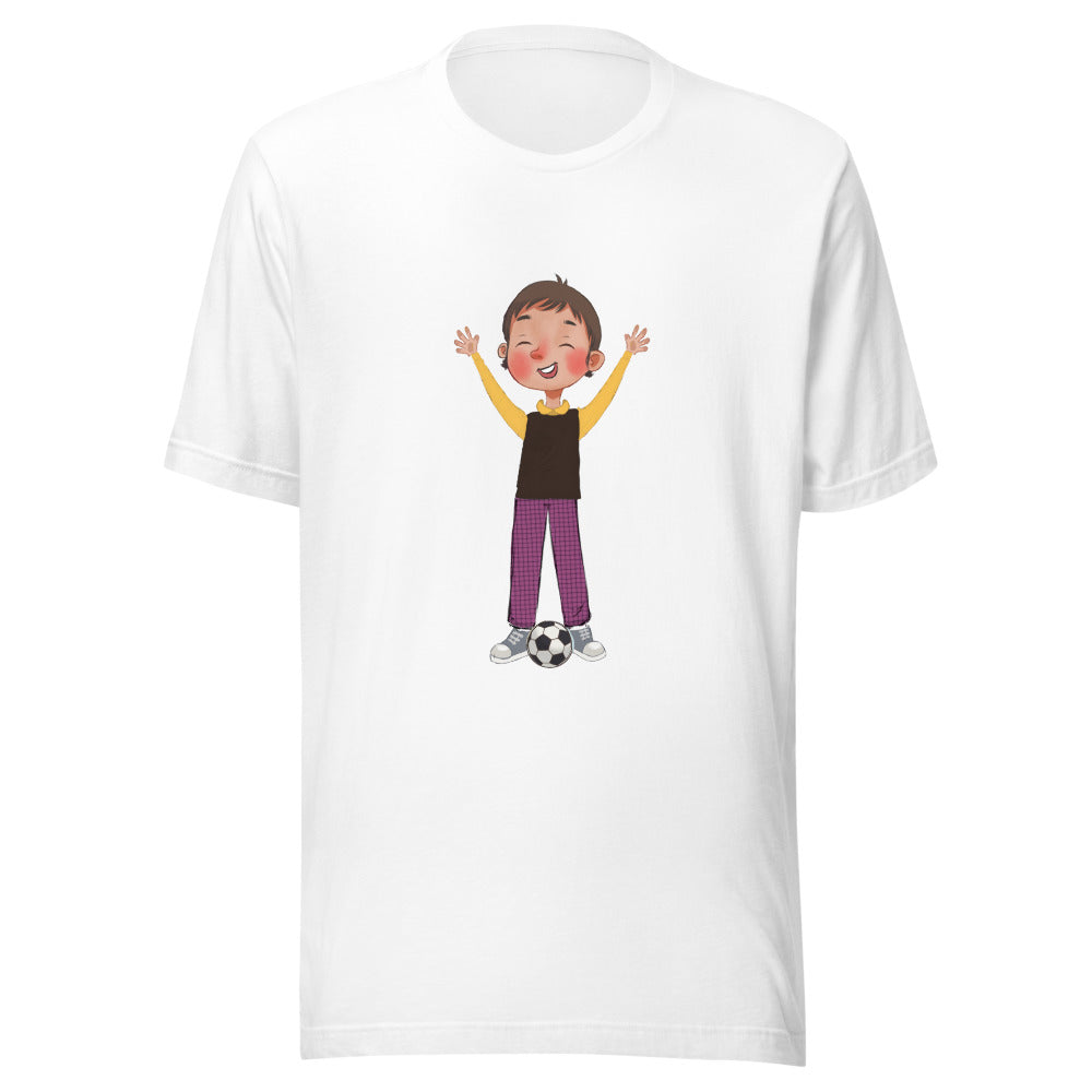 Gazi Character Unisex T-Shirt, Roots & Talks - White