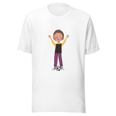 Gazi Character Unisex T-Shirt, Roots & Talks - White