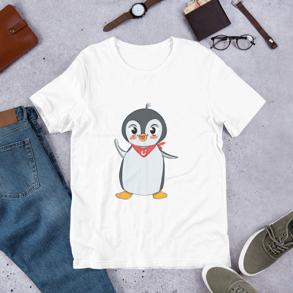Pingucan Penguin Unisex T-Shirt, Roots & Talks - lifestyle photo 1