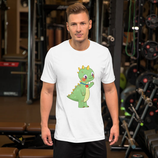 Dino Dinosaur Unisex T-Shirt, Roots & Talks - lifestyle photo 2