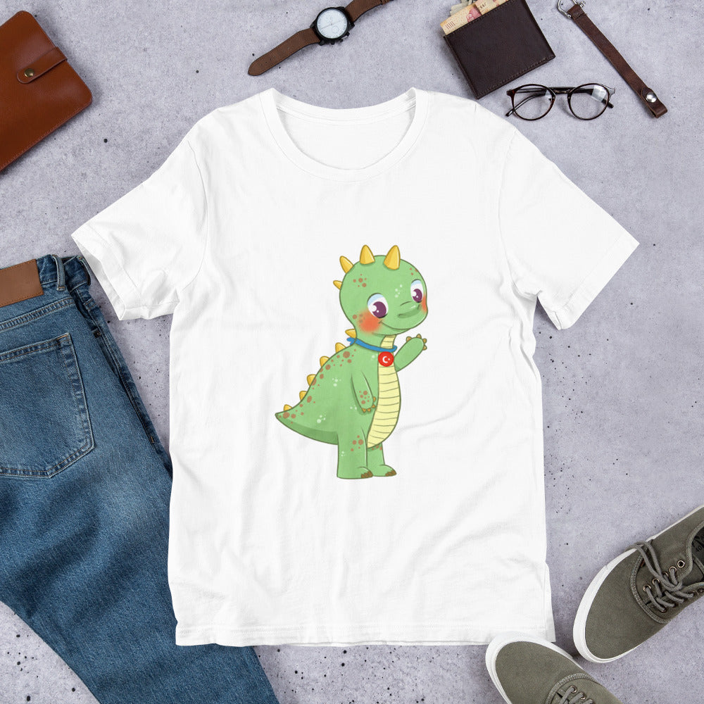 Dino Dinosaur Unisex T-Shirt, Roots & Talks - lifestyle photo 1