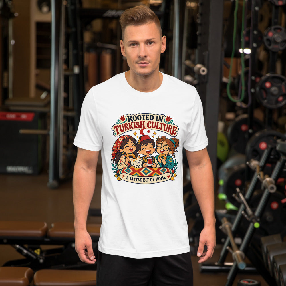 Rooted in Turkish Culture Unisex T-Shirt, Roots & Talks - lifestyle photo 2