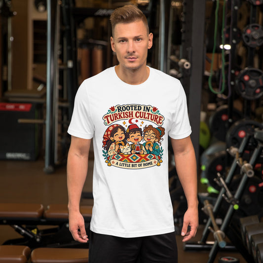 Rooted in Turkish Culture Unisex T-Shirt, Roots & Talks - lifestyle photo 2