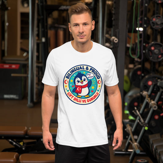 Bilingual & Proud Unisex T-Shirt, Roots & Talks - lifestyle photo 2