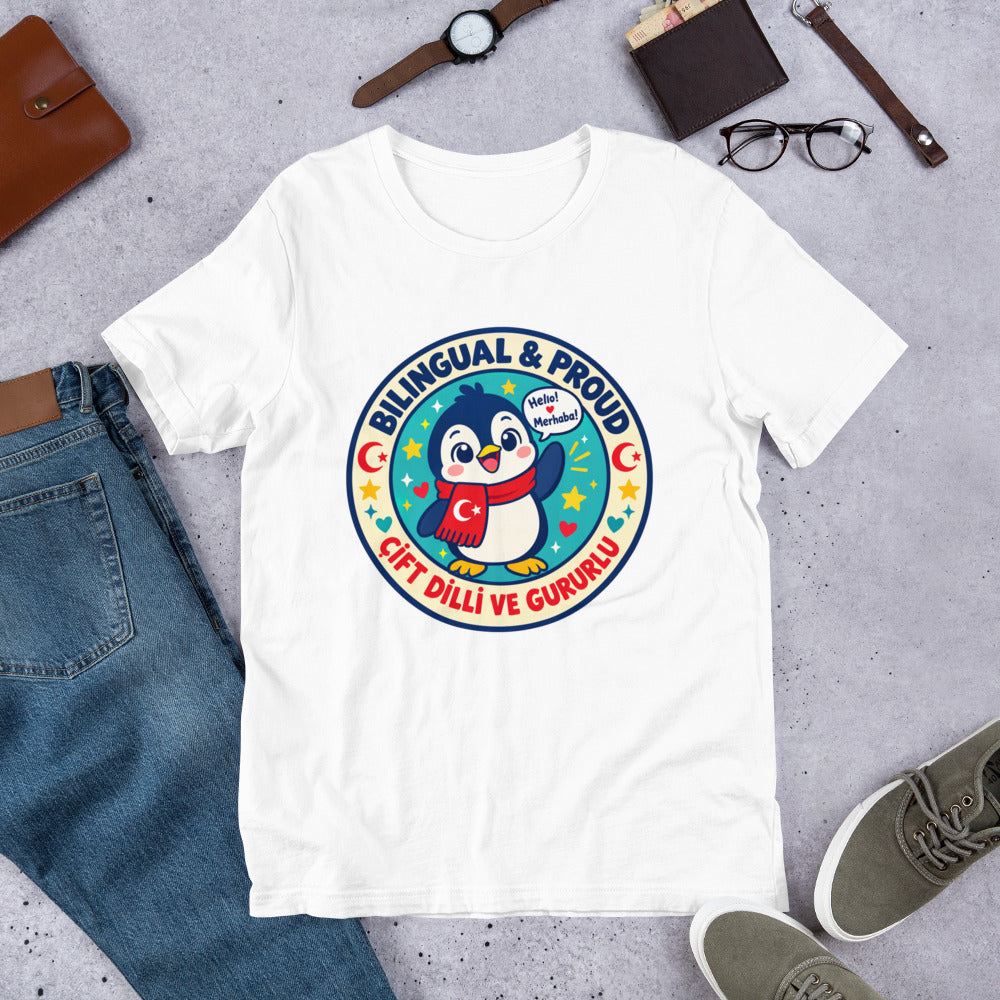 Bilingual & Proud Unisex T-Shirt, Roots & Talks - lifestyle photo 1