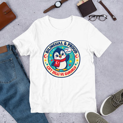 Bilingual & Proud Unisex T-Shirt, Roots & Talks - lifestyle photo 1