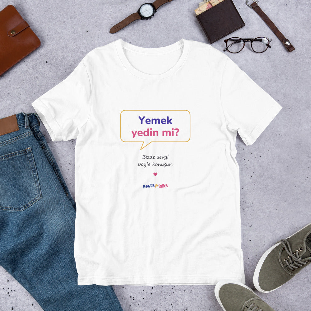 Yemek Yedin Mi? Unisex T-Shirt, Roots & Talks - lifestyle photo 1