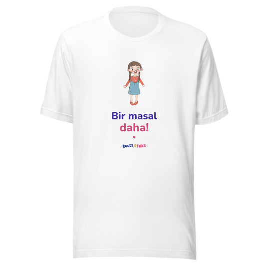 Bir Masal Daha Unisex T-Shirt, Roots & Talks - White
