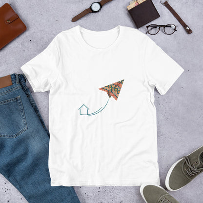Kilim Flight Unisex T-Shirt, Roots & Talks - lifestyle photo 1