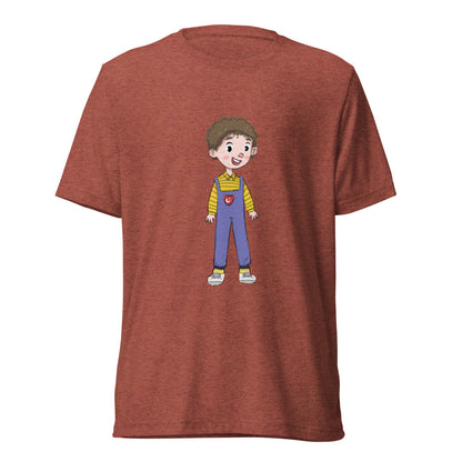 Ahmet Character Unisex Tri-Blend T-Shirt, Roots & Talks - Clay Triblend