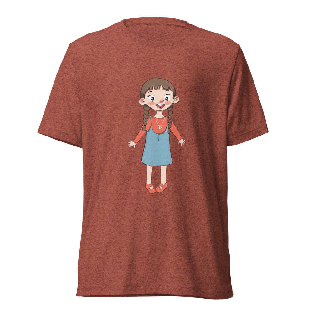 Eylül Character Unisex Tri-Blend T-Shirt, Roots & Talks - Clay Triblend