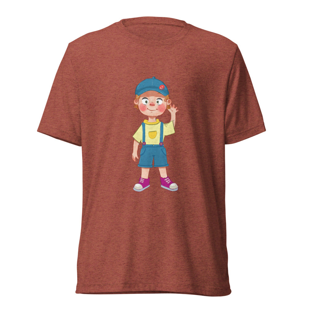 Giray Character Unisex Tri-Blend T-Shirt, Roots & Talks - Clay Triblend