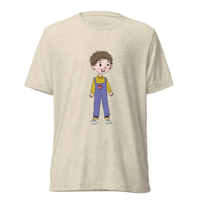 Ahmet Character Unisex Tri-Blend T-Shirt, Roots & Talks - Oatmeal Triblend