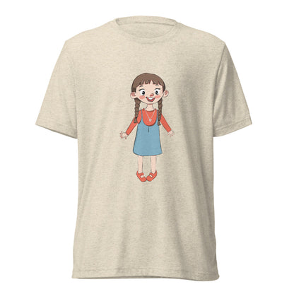 Eylül Character Unisex Tri-Blend T-Shirt, Roots & Talks - Oatmeal Triblend