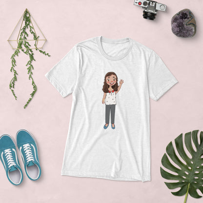 Defne Character Unisex Tri-Blend T-Shirt, Roots & Talks - lifestyle photo 1
