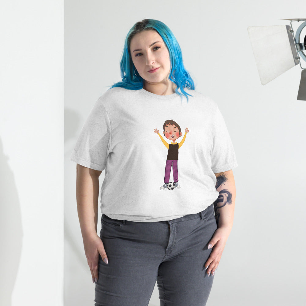 Gazi Character Unisex Tri-Blend T-Shirt, Roots & Talks - lifestyle photo 2