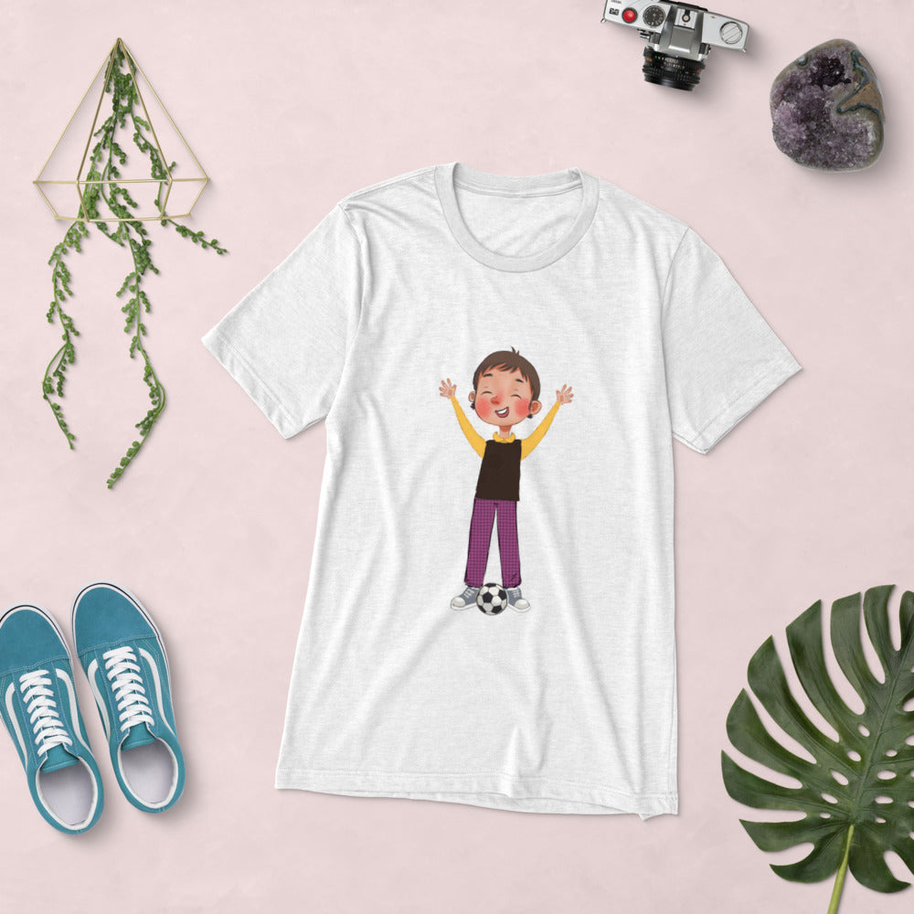 Gazi Character Unisex Tri-Blend T-Shirt, Roots & Talks - lifestyle photo 1
