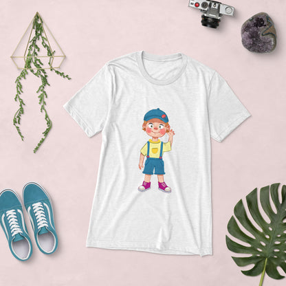 Giray Character Unisex Tri-Blend T-Shirt, Roots & Talks - lifestyle photo 1