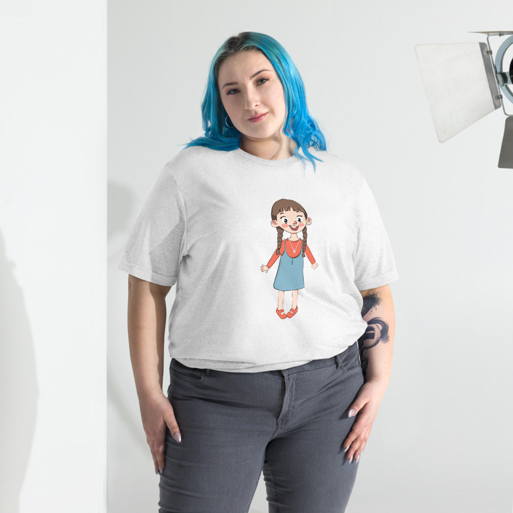 Eylül Character Unisex Tri-Blend T-Shirt, Roots & Talks - lifestyle photo 2