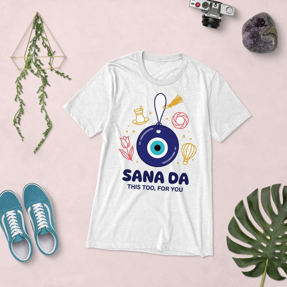 Sana Da Unisex Tri-Blend T-Shirt, Roots & Talks - lifestyle photo 1