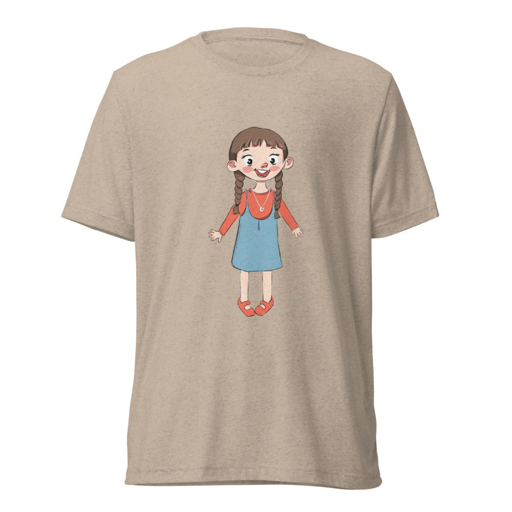 Eylül Character Unisex Tri-Blend T-Shirt, Roots & Talks - Tan Triblend