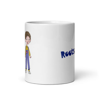 Ahmet Character Mug, 11 oz, Roots & Talks - Front view