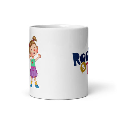 Ela Character Mug, 11 oz, Roots & Talks - Front view