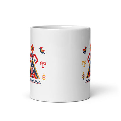 Elibelinde Mug, 11 oz, Roots & Talks - Front view