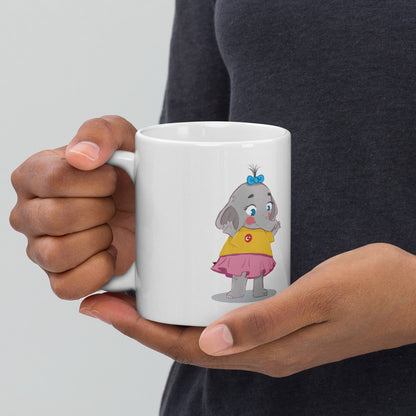 Filiz Elephant Mug, 11 oz, Roots & Talks - lifestyle photo 1