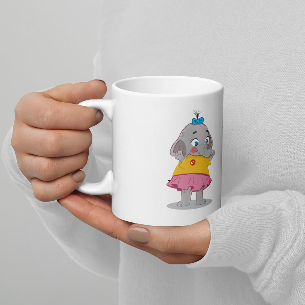 Filiz Elephant Mug, 11 oz, Roots & Talks - lifestyle photo 2