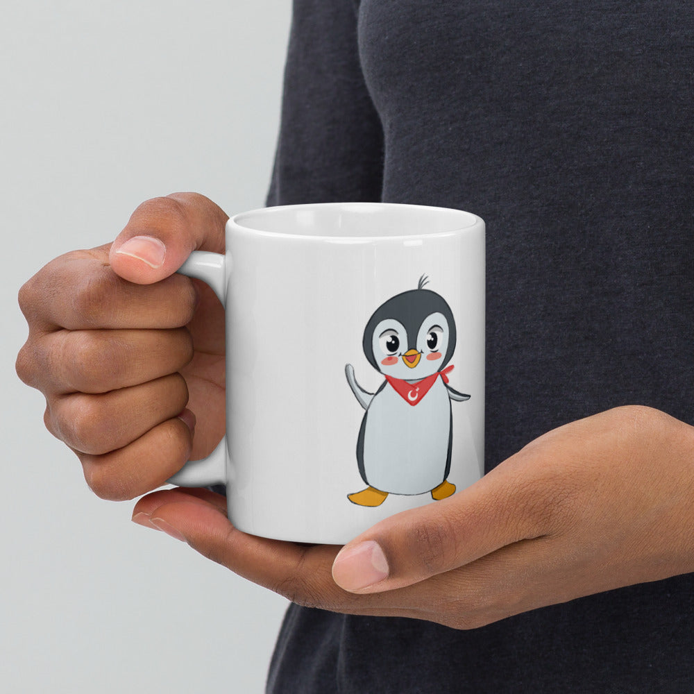 Pingucan Penguin Mug, 11 oz, Roots & Talks - lifestyle photo 1