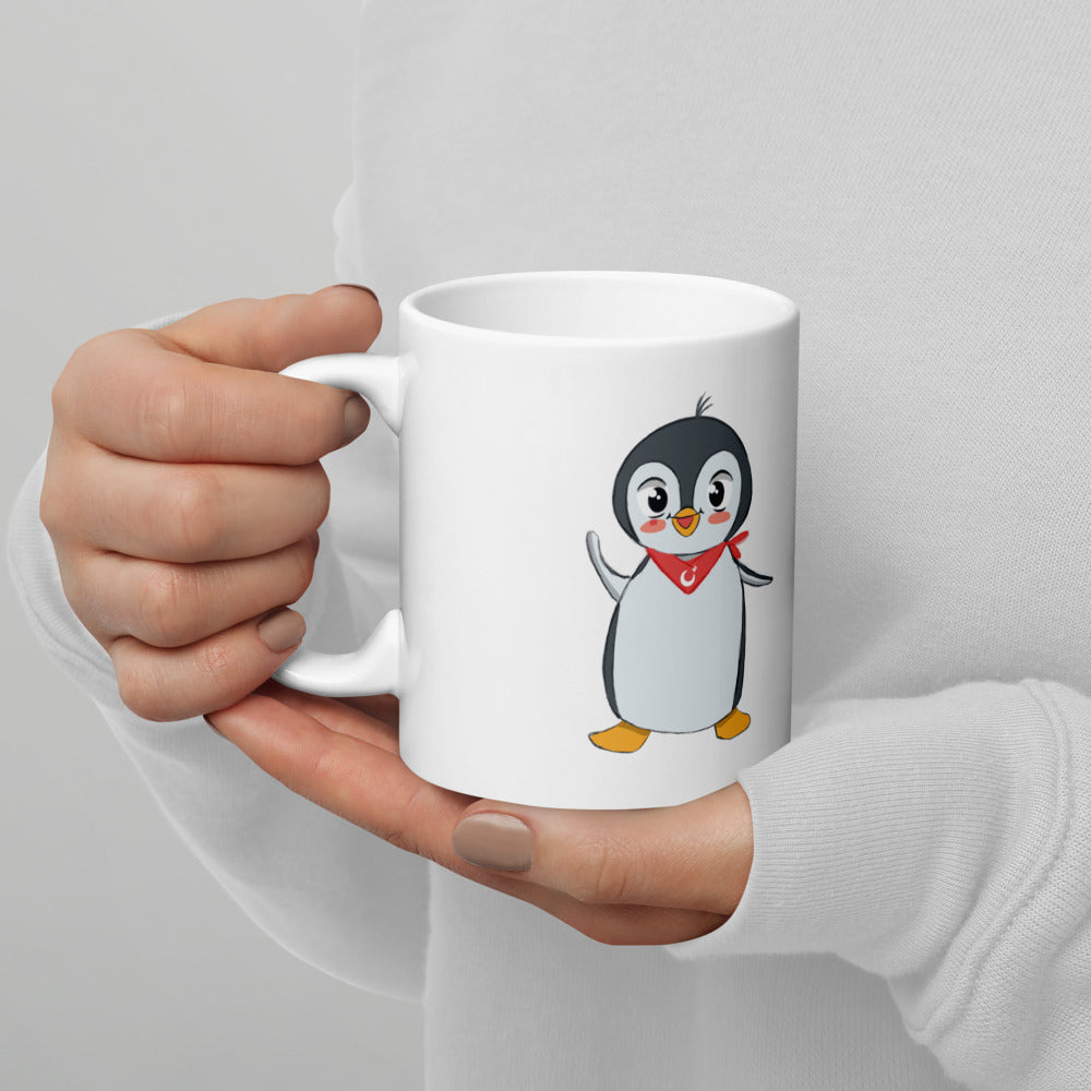 Pingucan Penguin Mug, 11 oz, Roots & Talks - lifestyle photo 2