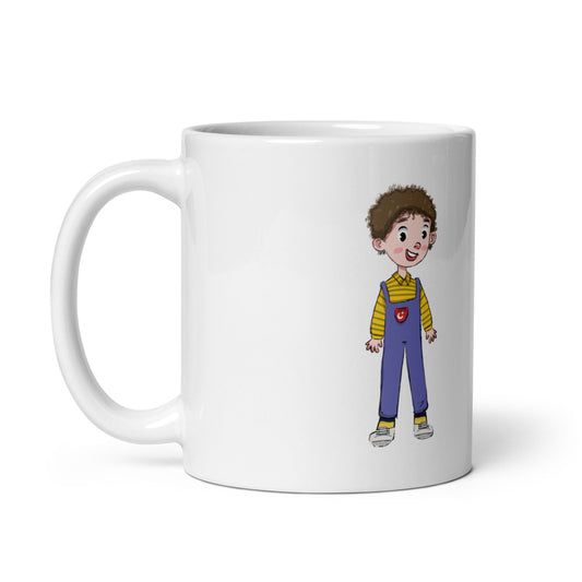 Ahmet Character Mug, 11 oz, Roots & Talks - Handle on Left