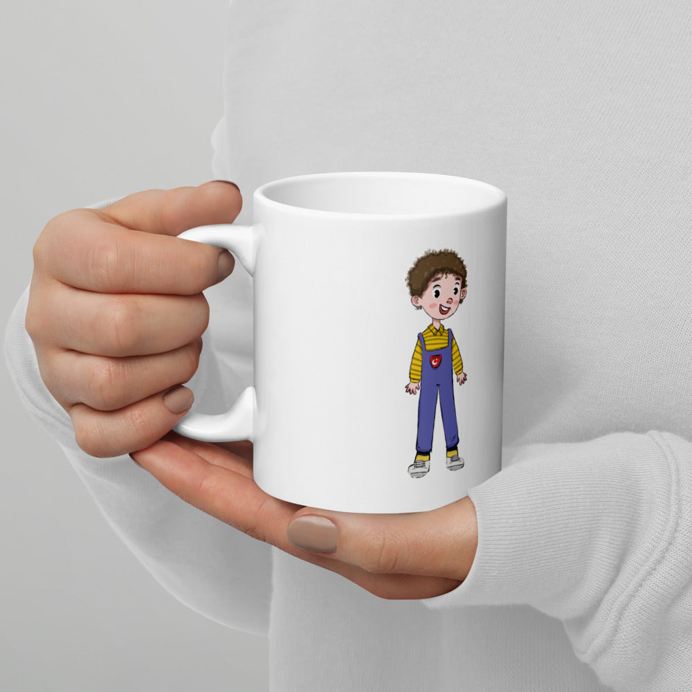Ahmet Character Mug, 11 oz, Roots & Talks - lifestyle photo 2