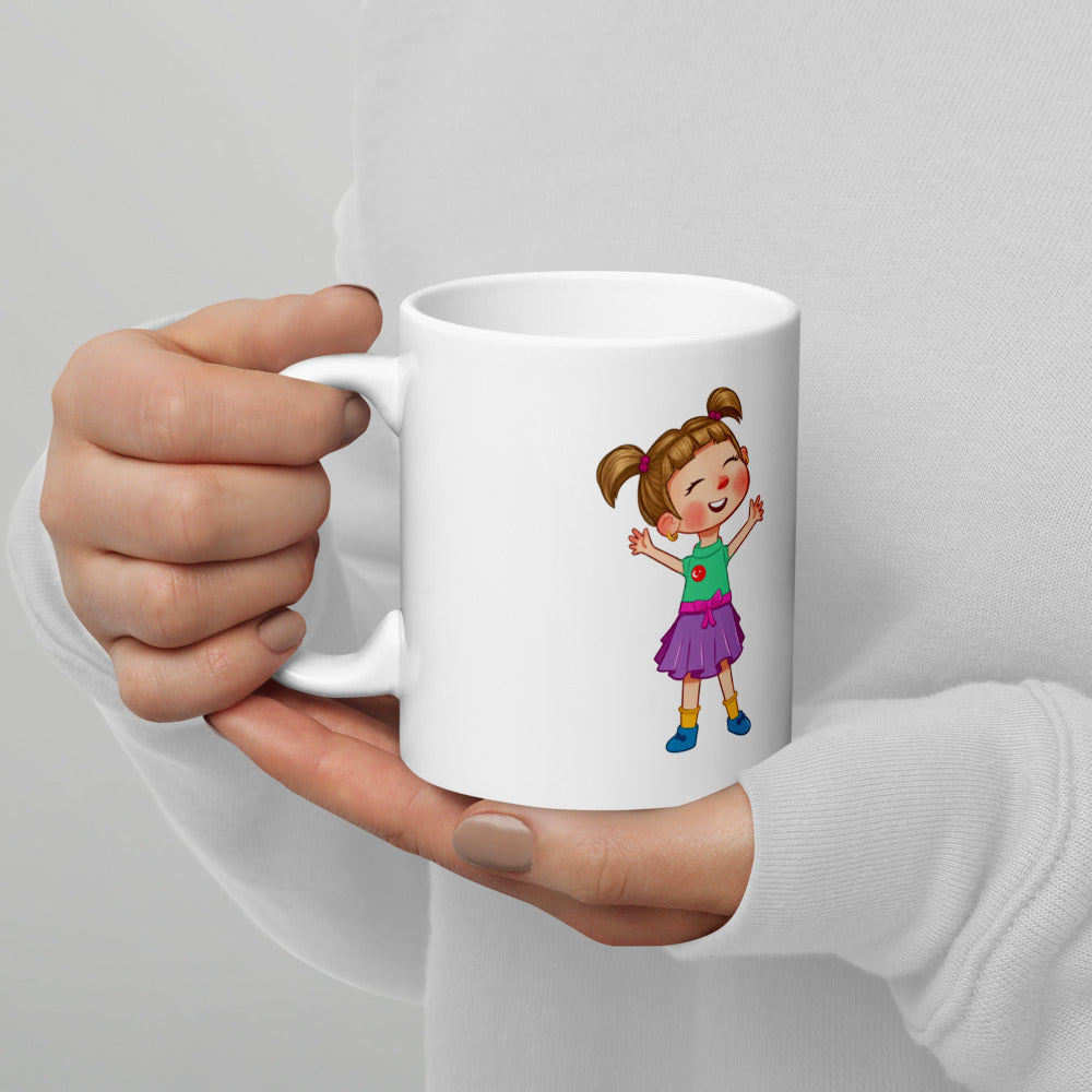 Ela Character Mug, 11 oz, Roots & Talks - lifestyle photo 2