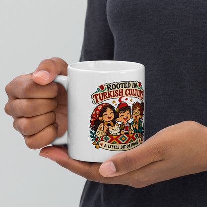 Rooted in Turkish Culture Mug, 11 oz, Roots & Talks - lifestyle photo 1