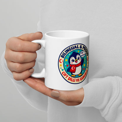 Bilingual & Proud Mug, 11 oz, Roots & Talks - lifestyle photo 2