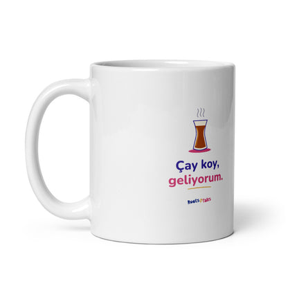 Çay Koy, Geliyorum Mug, 11 oz, Roots & Talks - Handle on Left