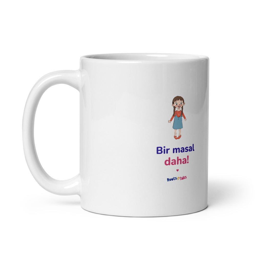 Bir Masal Daha Mug, 11 oz, Roots & Talks - Handle on Left