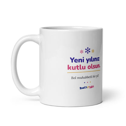 Yeni Yılınız Kutlu Olsun Mug, 11 oz, Roots & Talks - Handle on Left