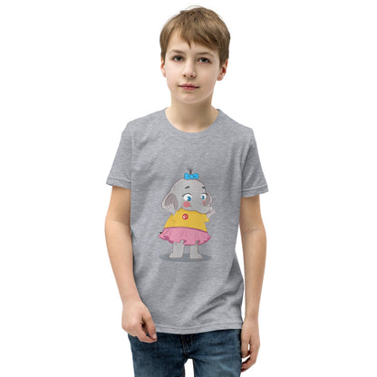 Filiz Elephant Kids' T-Shirt (Youth Sizes), Roots & Talks - Athletic Heather