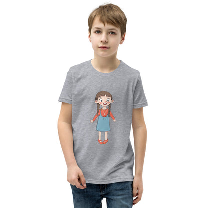 Eylül Character Kids' T-Shirt (Youth Sizes), Roots & Talks - Athletic Heather