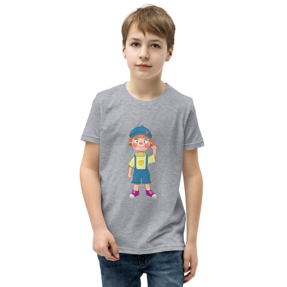 Giray Character Kids' T-Shirt (Youth Sizes), Roots & Talks - Athletic Heather