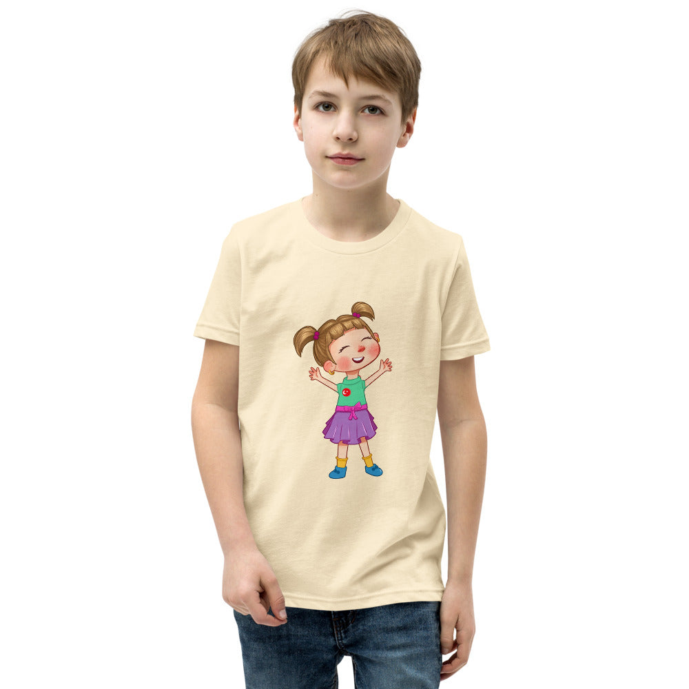 Ela Character Kids' T-Shirt (Youth Sizes), Roots & Talks - Natural